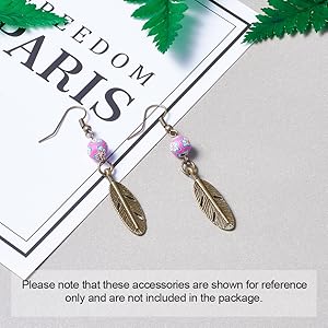 earring layered pendant neckalce bracelet key chain making metal charms