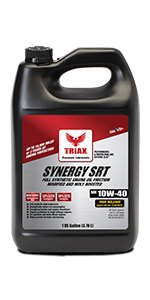 10w-40, high mileage, synthetic oil, triax oil