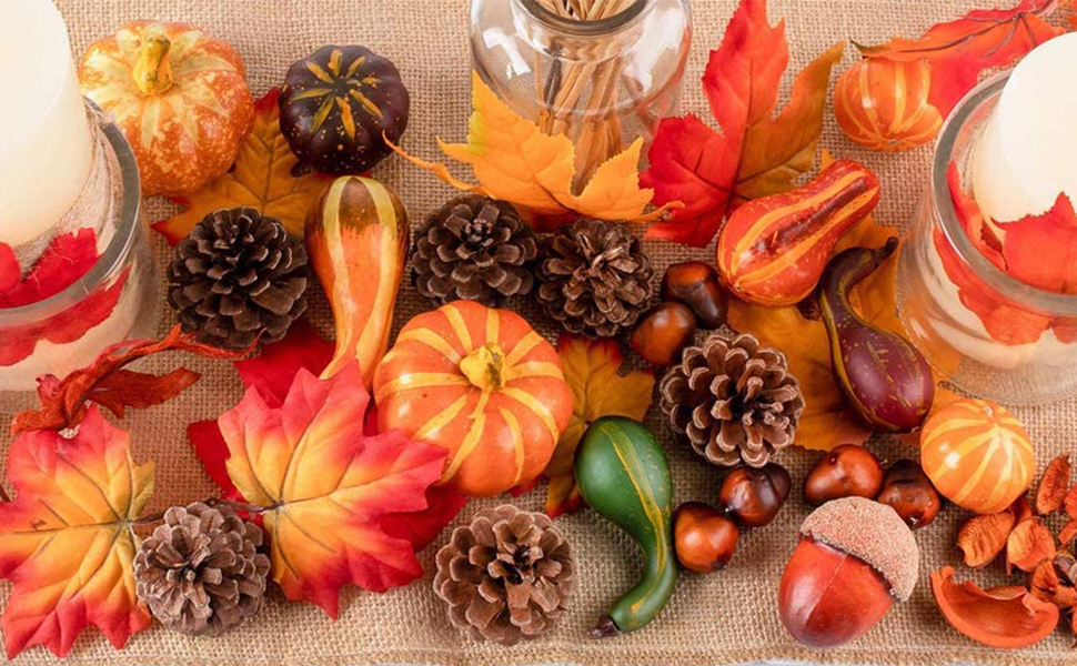 Autumn table decoration