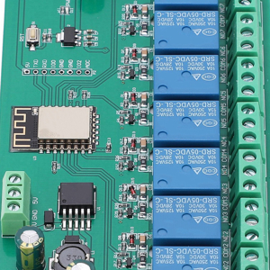 ESP8266 Relay Module WiFi 8‑Channel Development Board DC 7‑28V / 5V PCB Relay Module for Smart Home 