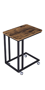 VASAGLE Coffee Table for Living Room, 2-Tier Cocktail Table, Center Table with Mesh Shelf, Steel Frame, Adjustable Feet… 1