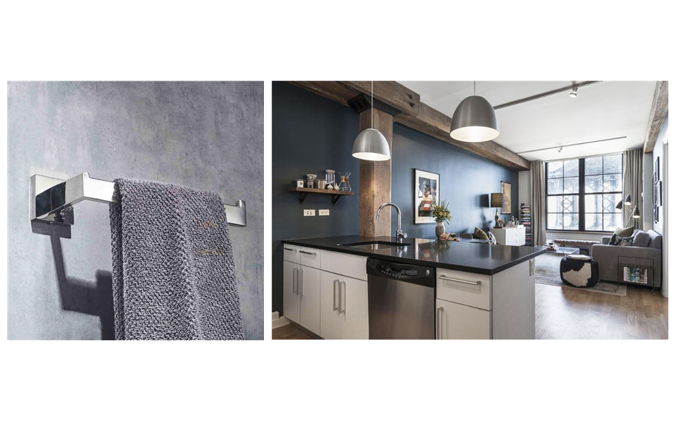 Beelee Anillo de Toalla 304 Acero Inoxidable Toallero para ...