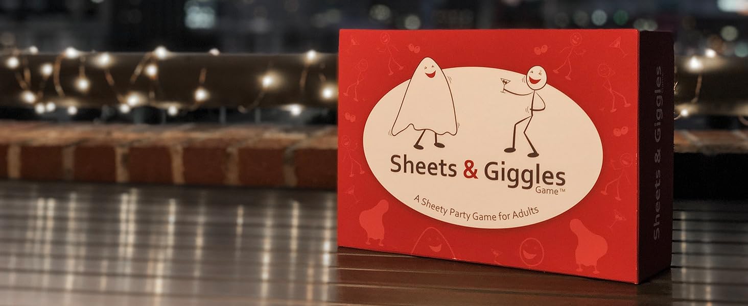 SHEETS & GIGGLES GAME Funny Adult Party Game for Large Groups That's Hilarious and