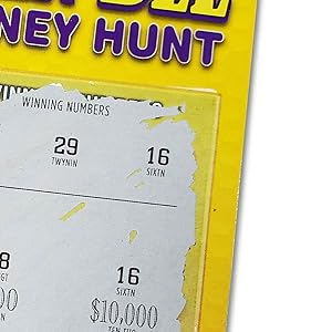 food sticker drinks cup dinner sticky pull tab richer bingo joking novelty event magic luck