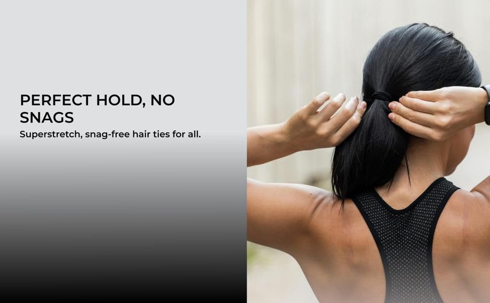 H&S Black Hair Bands