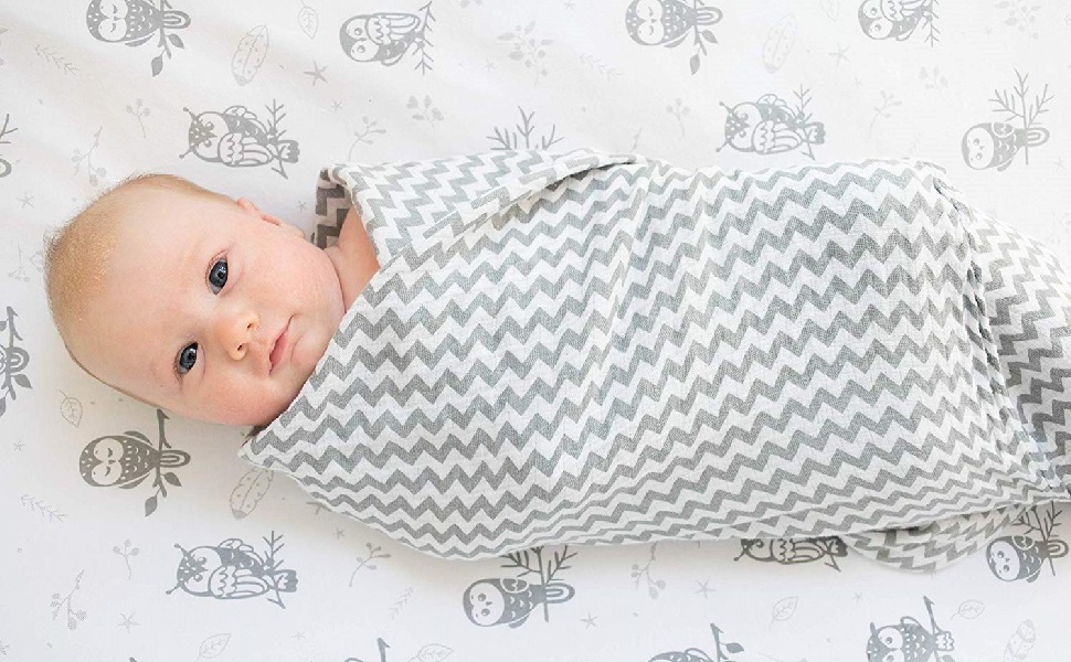 Buy Cottington Lane Muslin Swaddle Wrap for Newborn Baby Pack of 2