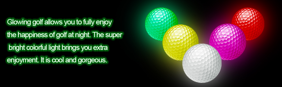 golf balls glow in the dark golf balls glow golf balls led golf balls night golf balls