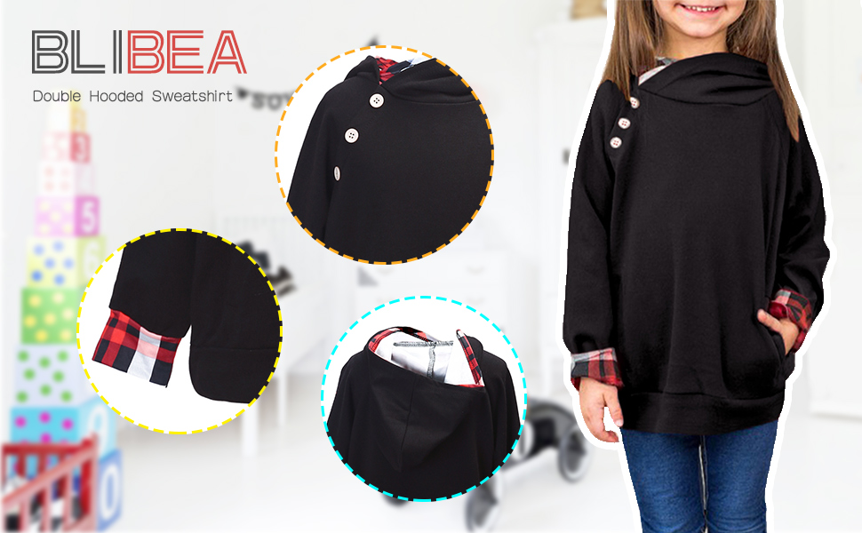 double hooded sweatshirt amazon