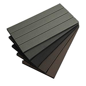WOLTU 6 X WPC Composite Decking Boards 30 X 60 Cm (1 M2) Wood Effect Light Grey 17 easy to clean and maintain