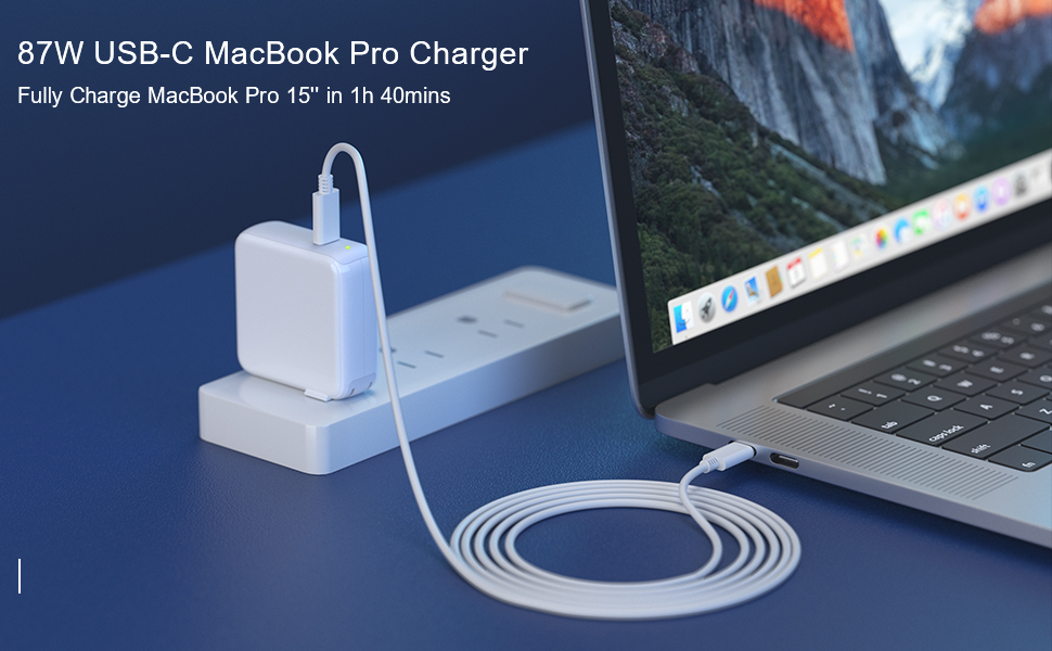 87W USB-C power adapter