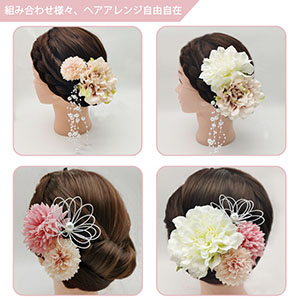 Hair Ornaments Dried Flowers.
