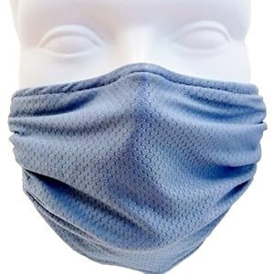 Breathe Healthy Steel Blue Mask - Front View