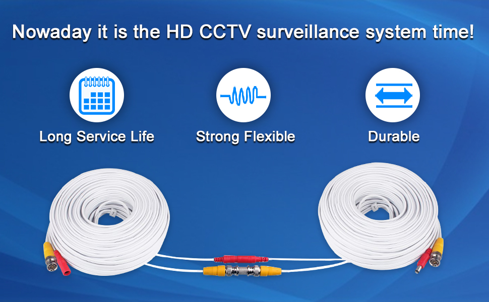 WILDHD 4x200ft BNC Cable AllinOne Siamese Video and