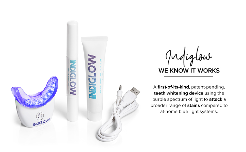 IntelliWHiTE Indiglow Teeth Whitening Light System Purple