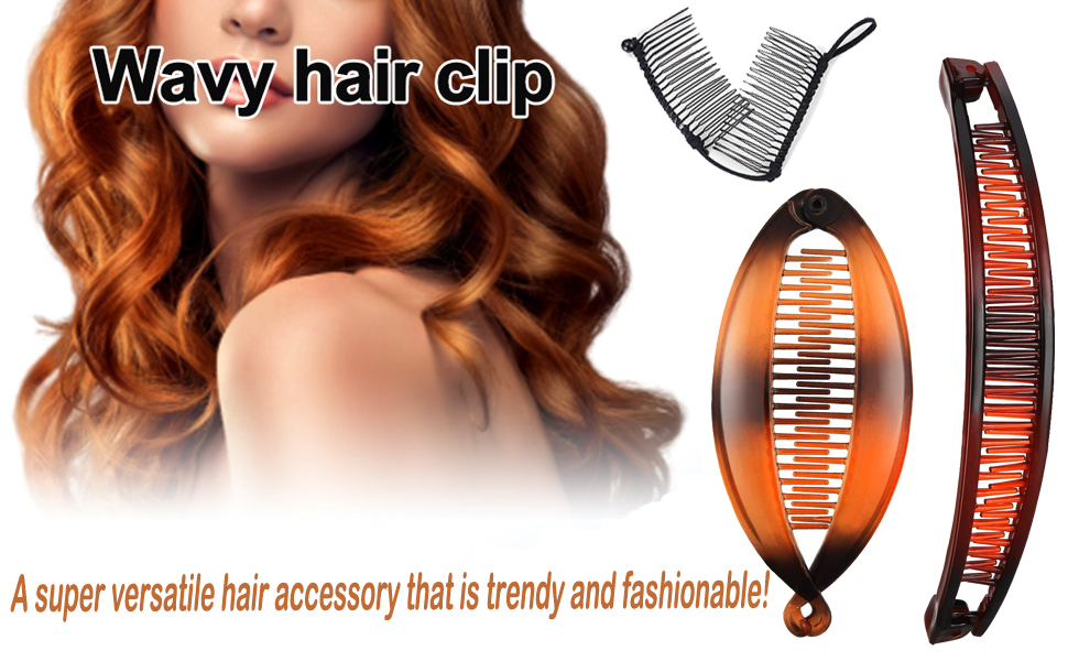 6 Pieces Hair Banana Clips for Thick Heavy＆Thin Hair