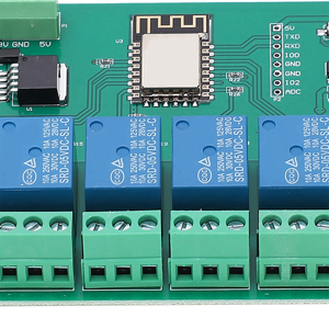 ESP8266 Relay Module WiFi 8‑Channel Development Board DC 7‑28V / 5V PCB Relay Module for Smart Home 