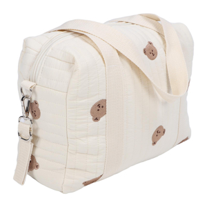 Baby Stroller Storage Bag, Zipper Embroidery Universal Stroller Caddy Organizer Handbag (Bear Bag) 26 2011230024611-3