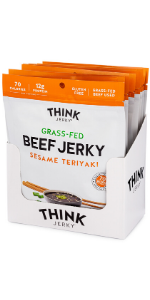 Sesame Teriyaki Grass-Fed Beef Jerky