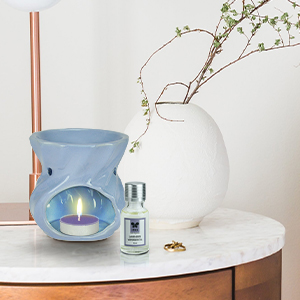 IRIS, Home Fragrance, Electric Fragrance Vaporizer, Sleek Design, Ceramic Decor Piece, Mood Enhancer