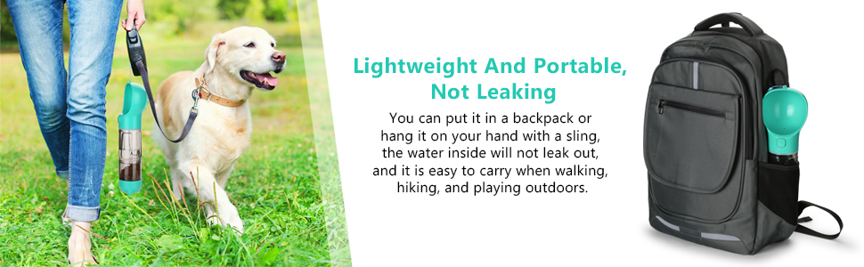 狗狗水瓶,防漏便携式幼犬饮水器