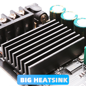 Bluetooth Amplifier Board, 100W+100W Peak Output Power, 2.0 Channel DC:8-24V, Password Free Connect, BT 5.0 AMP Board for DIY Wireless Speakers Board