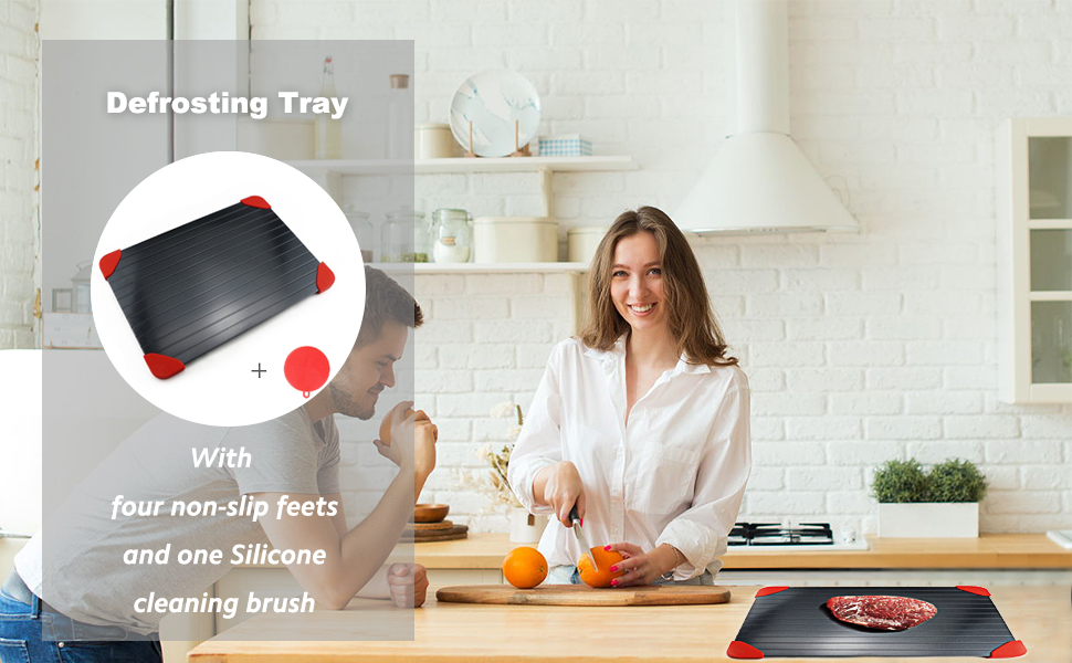 Caramella Bubble Defrosting Tray , Meat Thawing Board