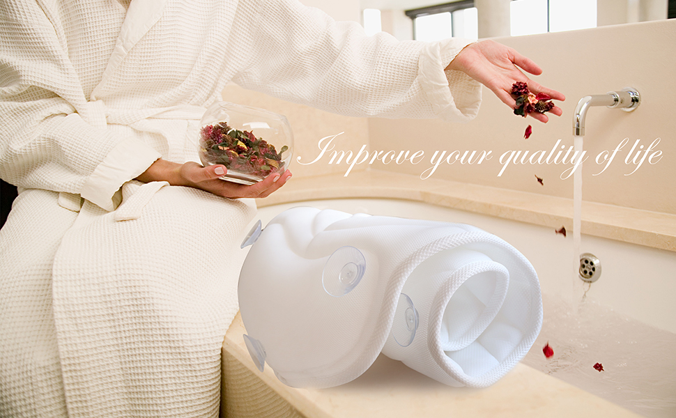 Full Body Spa Bath Pillow Mat, Bathtub Mattress Luxury Cushion with