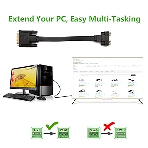 CableDeconn Active DVI To VGA Cable