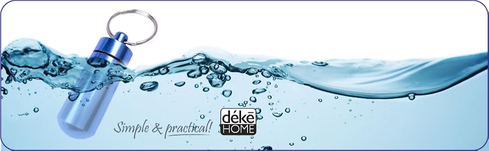 Aluminum Keychain Medication Pill Box Waterproof Portable Mini Travel Boxes Medicine Vitamin Holder 