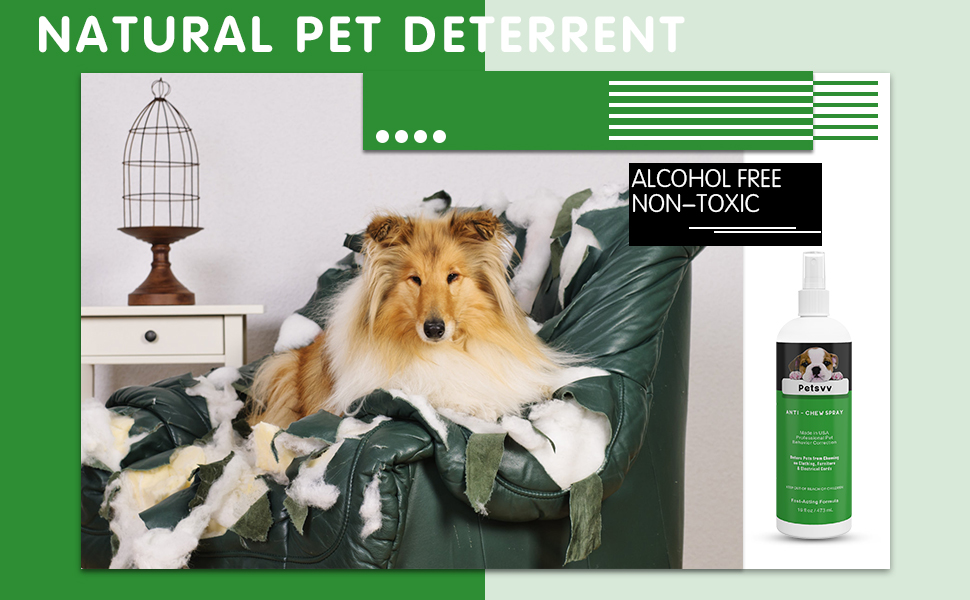 Anti Chew Spray Deterrent for Dogs, No Chew Pet Training