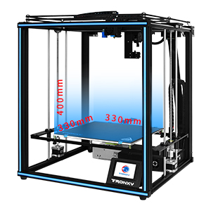 Amazon Com Tronxy X5sa Pro Diy Assembly Titan Extruder 3d Printer Print Size 330x330x400mm Corexy Industrial Grade Structure High Precision Auto Leveling Filament Detection Power Failure Resume To Print Office Products