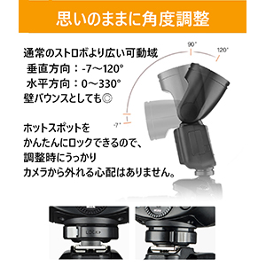 godox 고독스V1C V1-C각도 조정