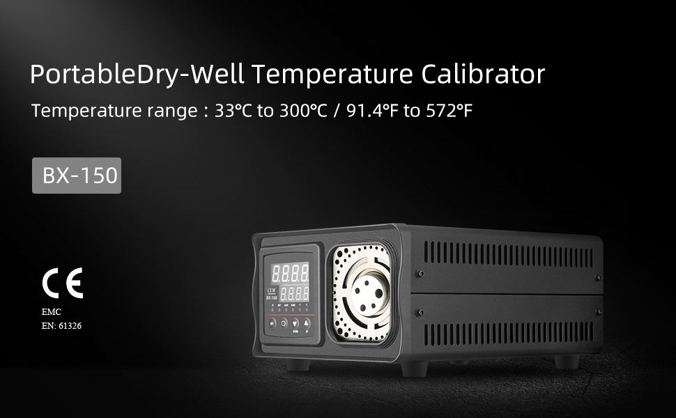 CEM BX150 Portable DryWell Temperature Calibrator, 92 to 572F Amazon