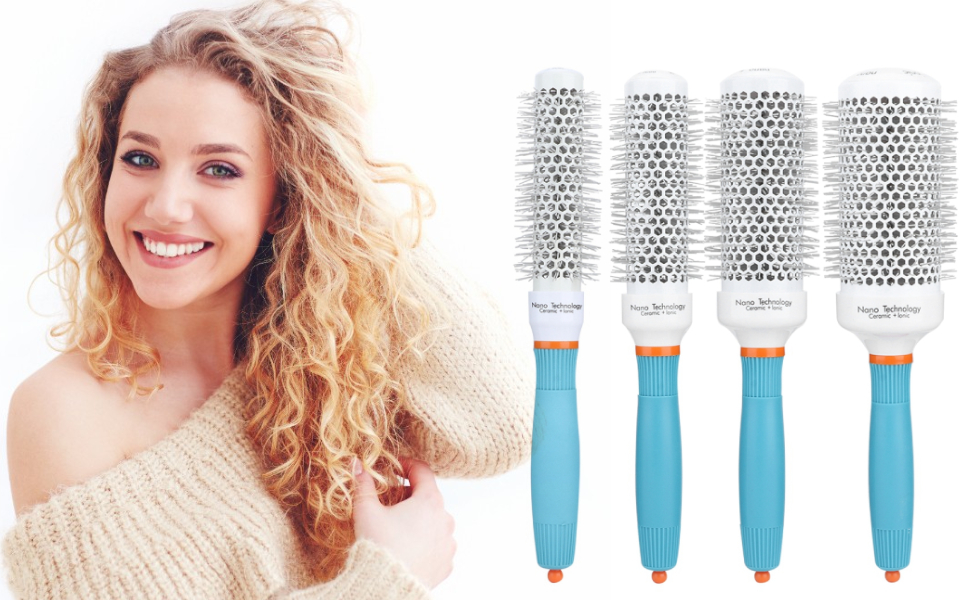 Round Hair Brush, Professional Round Brush for Blow Drying