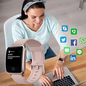 スマートウォッチ　通知　着信通知　メッセージ通知　バイブレーション機能