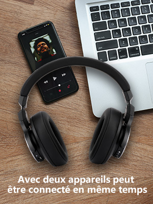 casque bluetooth sans fil, casque audio, casque sans fil bluetooth, casque anti-bruit