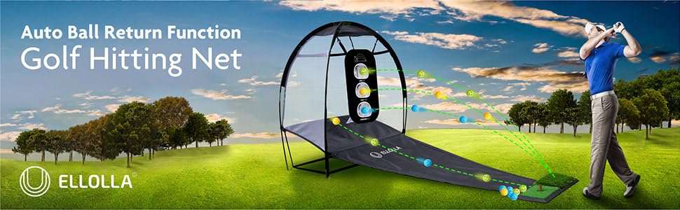 Golf Hitting Net auto ball return function