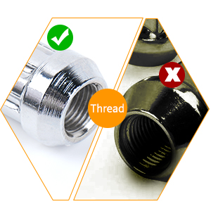 M14X1.5 SPIKE LUG NUTS