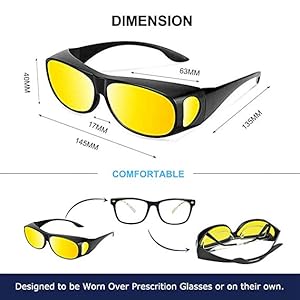 HD Vision Proteantiglare accessories Unisex Sunglass Gogglesctive Gear