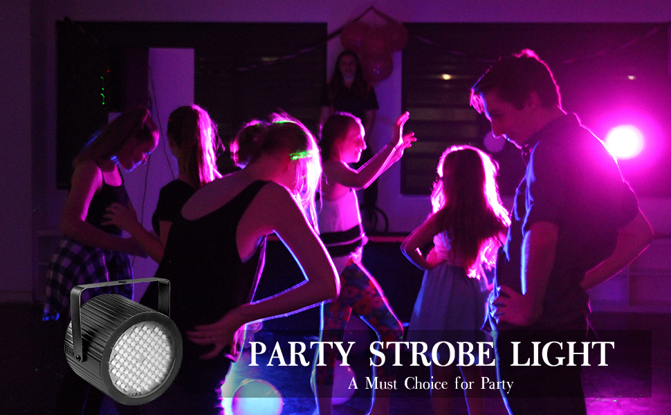 Strobe Light for Parties, softeen Sound Activated DJ Strobe Light with