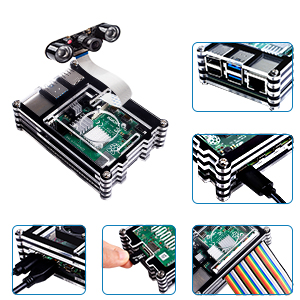 Raspberry Pi 4 Model B アクリルケースセット Amazon.co.jp: RasTec RasTech Raspberry Pi 4 ケース セット 9