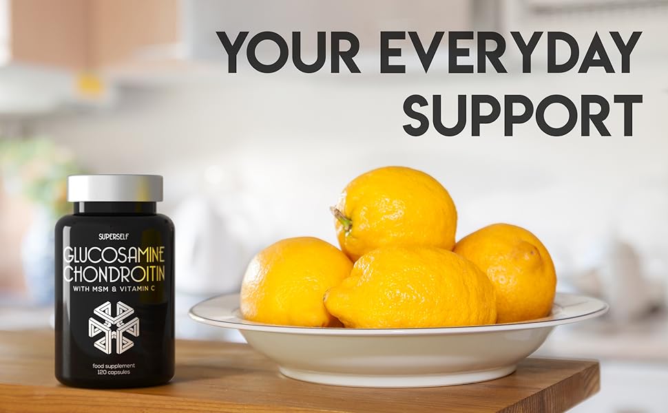 Glucosamine and Chondroitin High Strength Capsules 1720mg Glucosamine