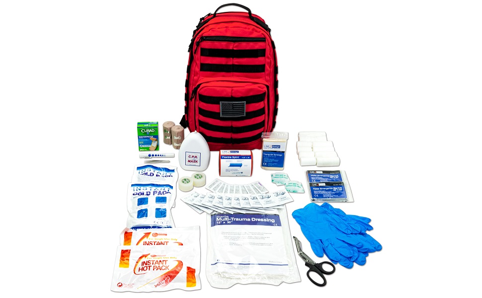 first aid sling backpack emergency outdoor rescue survival gear camping hiking trauma molle bag