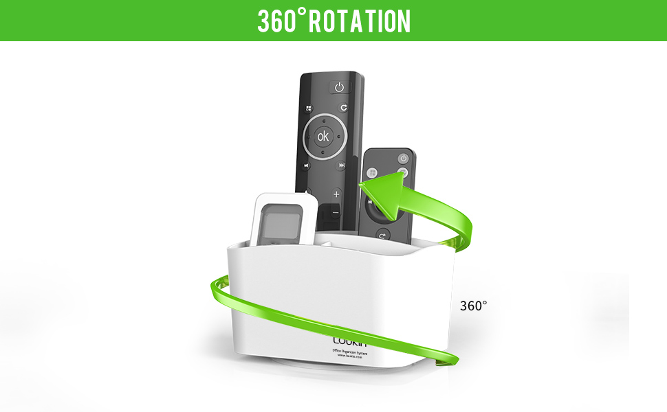 loukin Rotating Remote Control Holder, TV Remote Control