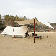 Amazon | Soomloom 4人用テントDodona 4P 家庭用/カップルテント