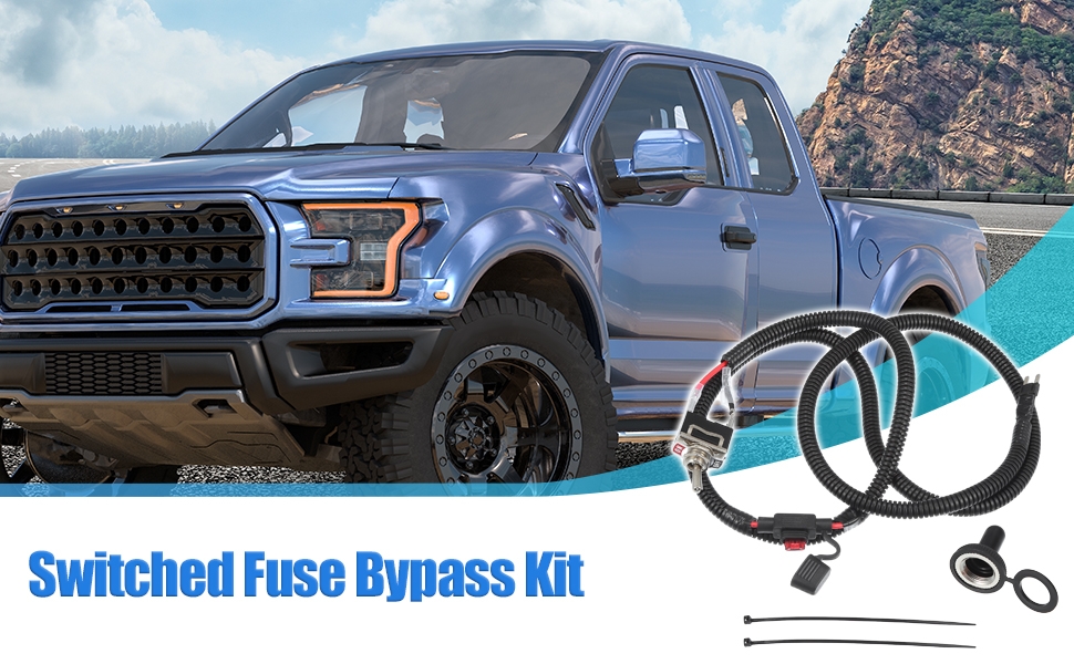 uxcell 1 Set 133.5cm 52.56" Universal Automotive Switched