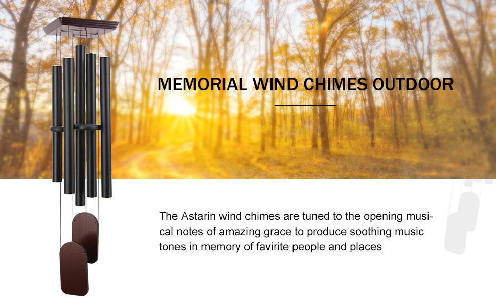 ASTARIN Large Wind Chimes Outdoor 48 Inch Sympathy Wind Chime with 5