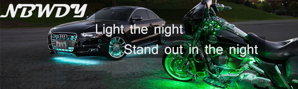 nbwdy led motorcycle light kit