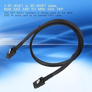 CableDeconn 0.7M Internal Mini SAS 36-Pin to SFF-8087 Cable