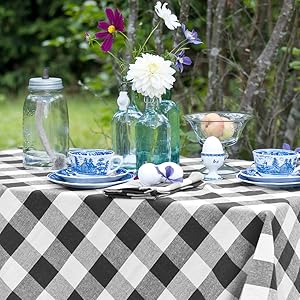 Buffalo Plaid Square Tablecloth